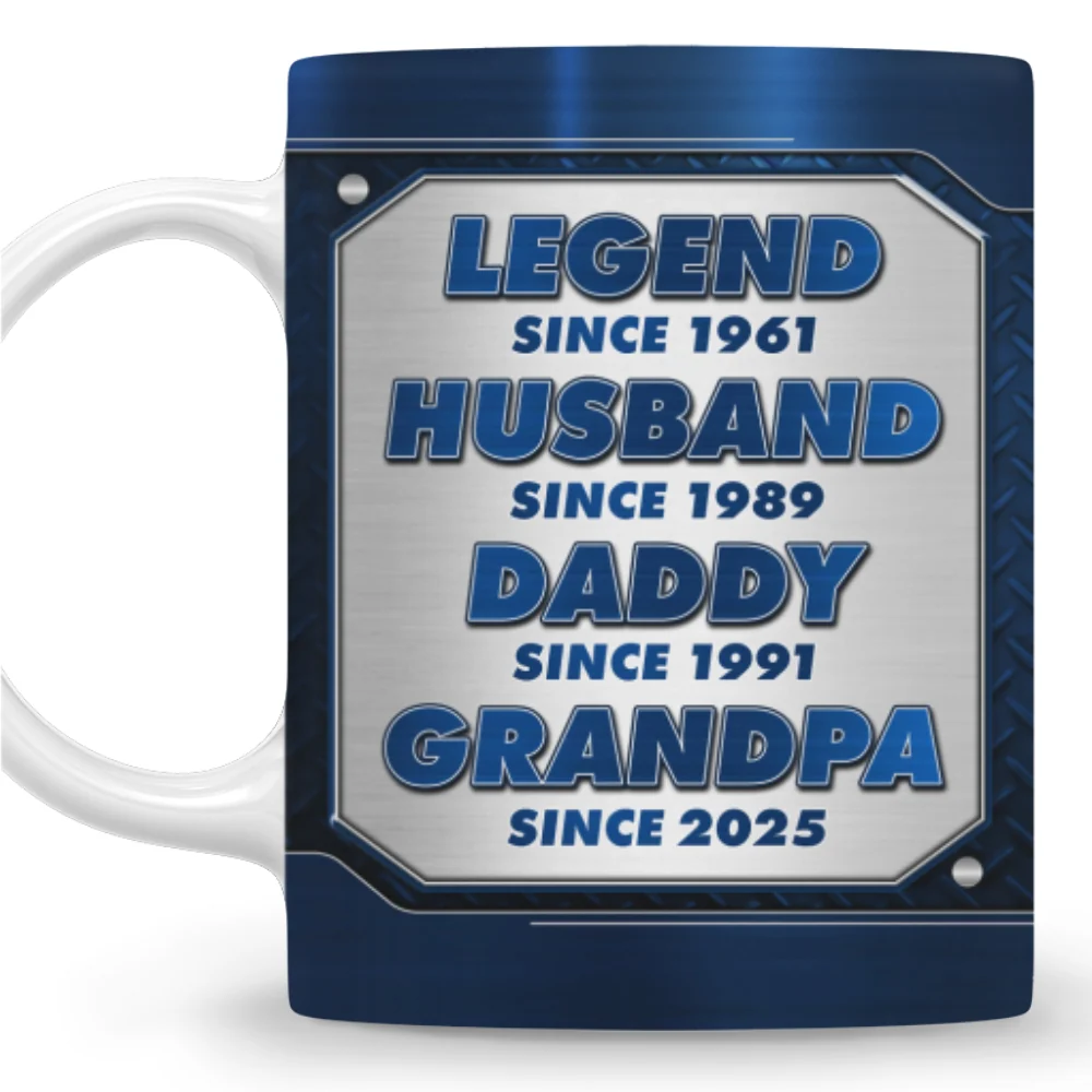 The Legend - Personalized Custom 3D Inflated Effect Mug - Image 8