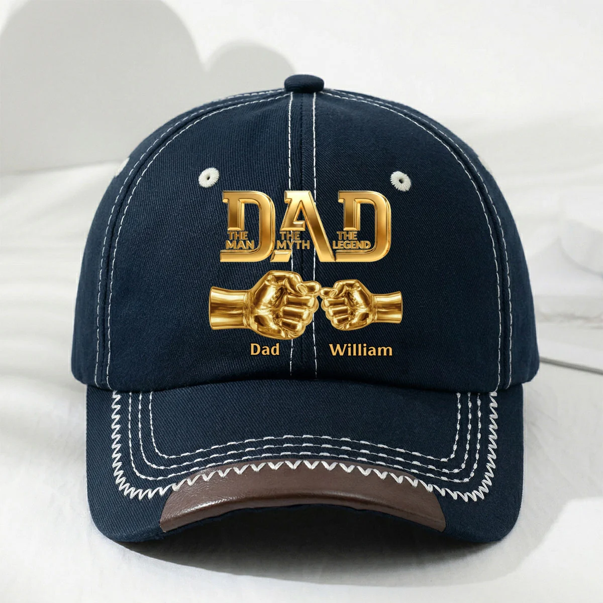 The Legend - Personalized Custom Vintage Soft Baseball Cap - Image 10