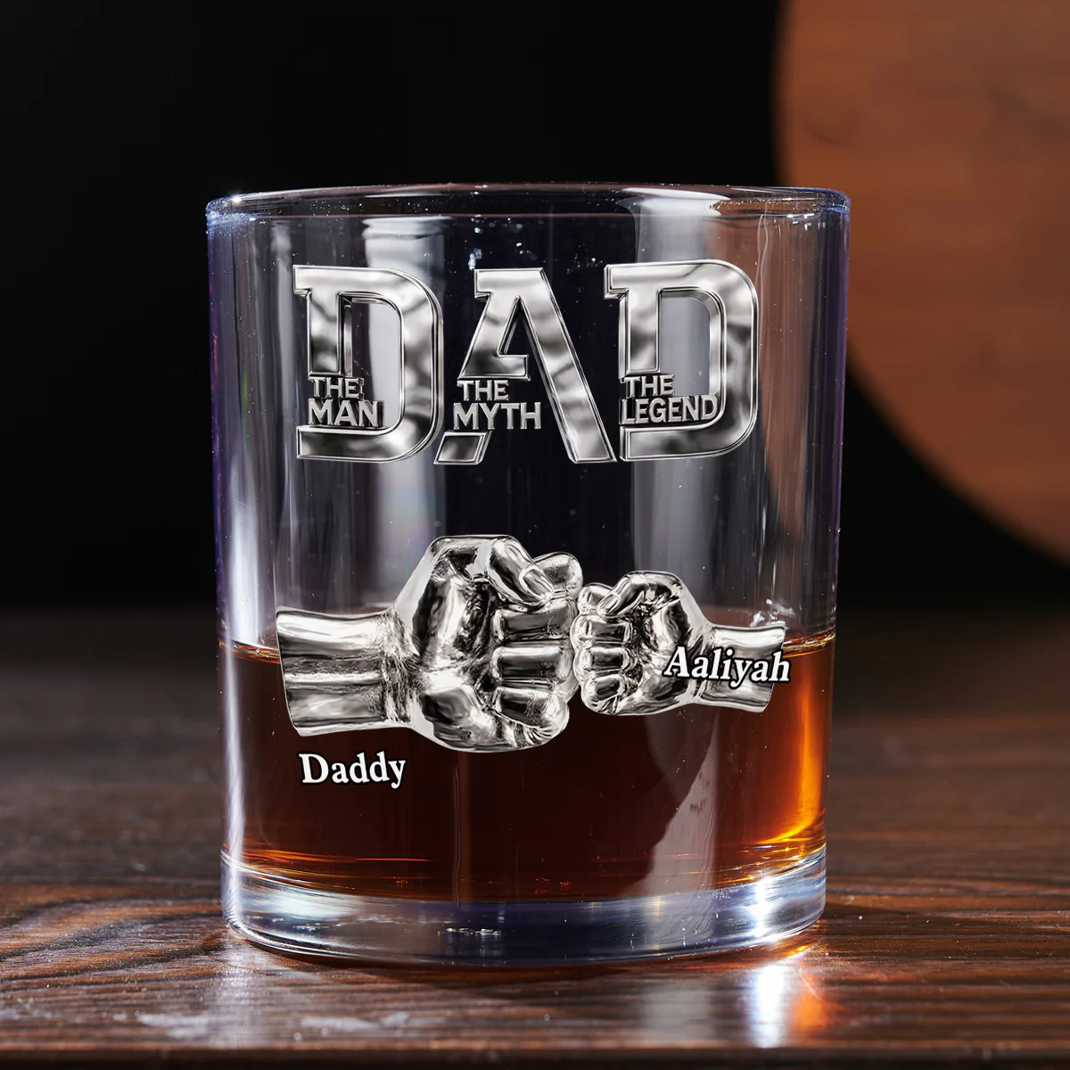 The Legend - Personalized Custom Whiskey Glass - Image 4