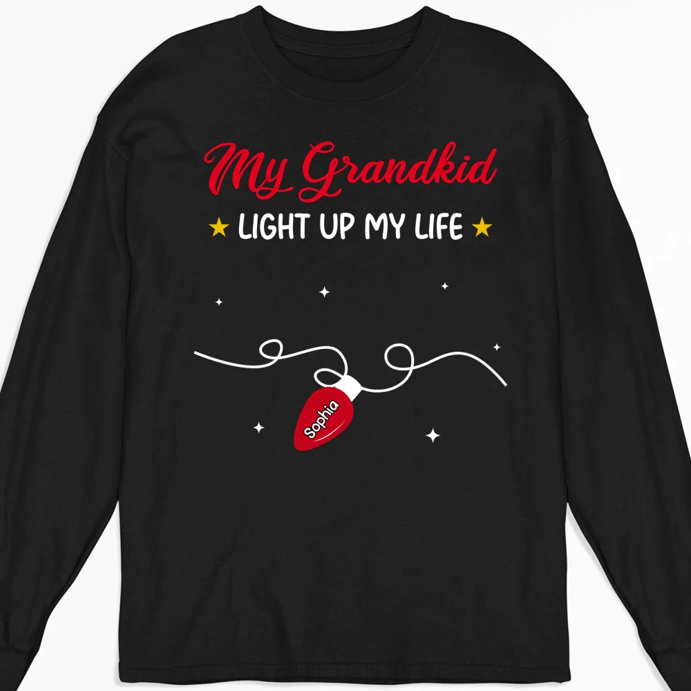 The Light Of Grandma Life - Personalized Custom Shirt - Image 10