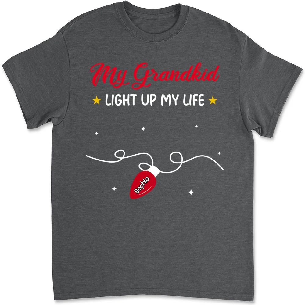 The Light Of Grandma Life - Personalized Custom Shirt - Image 7