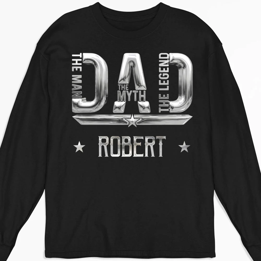 The Man Myth Legend - Personalized Custom Shirt - Image 10