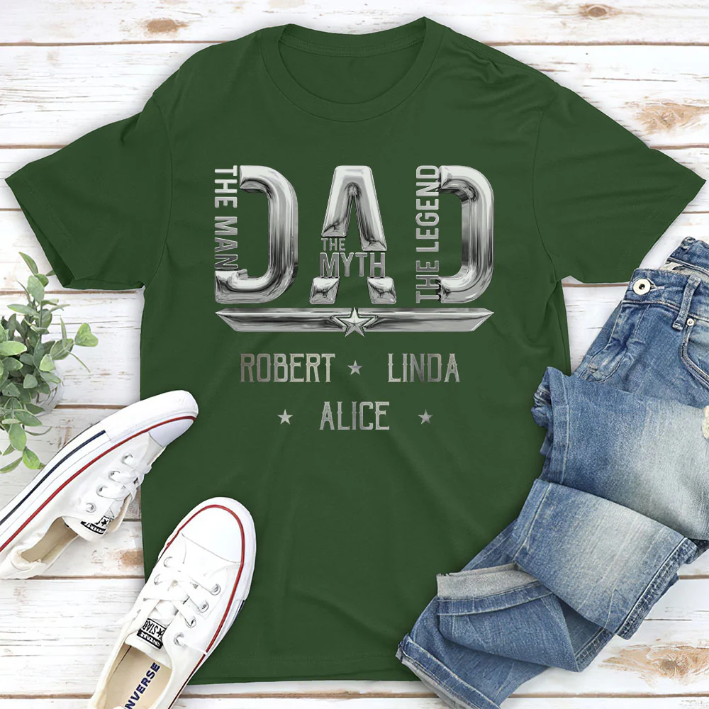 The Man Myth Legend - Personalized Custom Shirt - Image 3