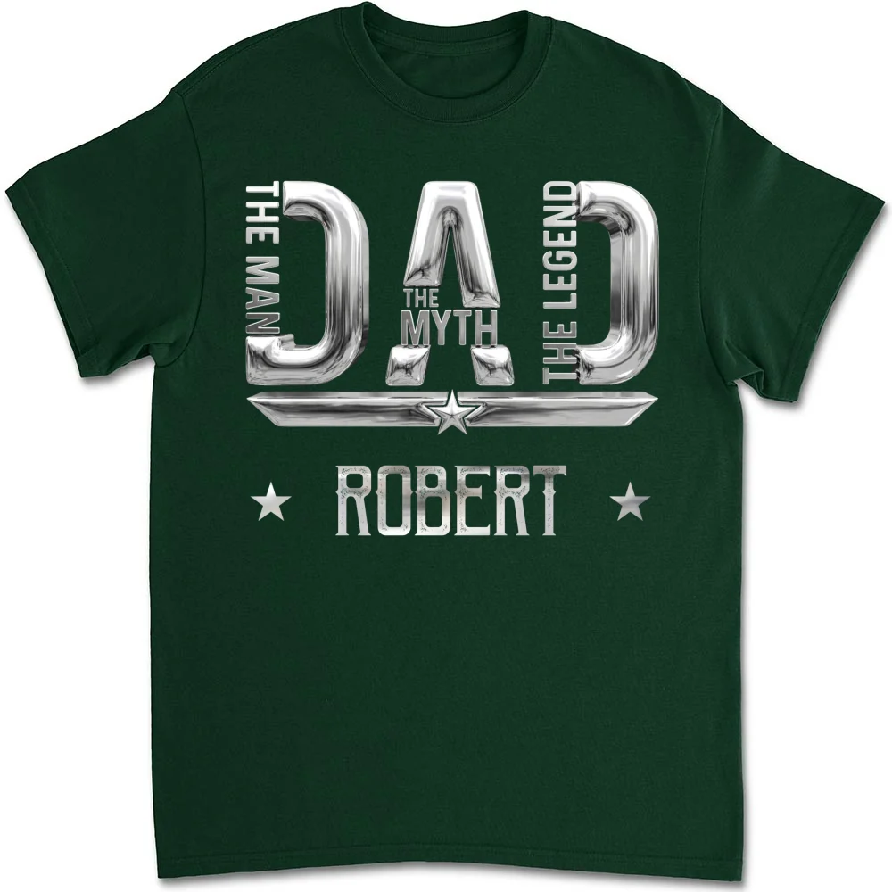 The Man Myth Legend - Personalized Custom Shirt - Image 8