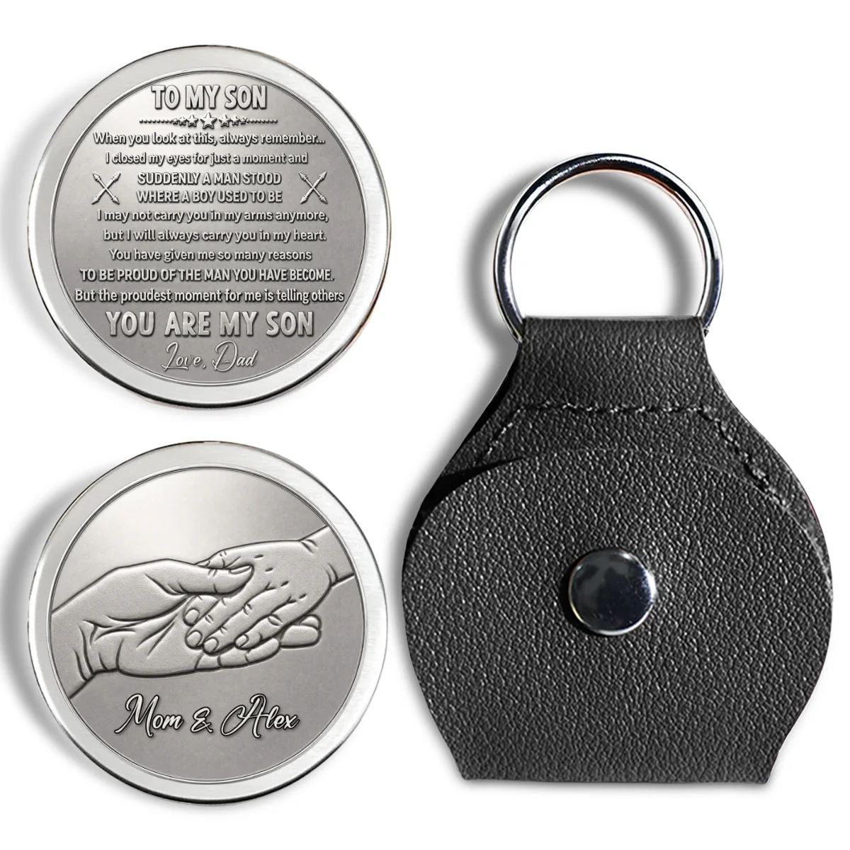 The Man You Have Become - Personalized Custom 3D Effect Pocket Hug - Image 7