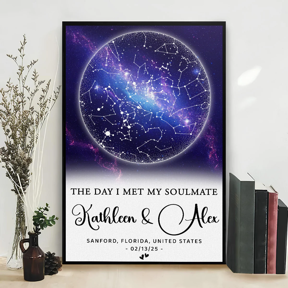 The Moment Our Hearts Met - Personalized Custom Poster - Image 4