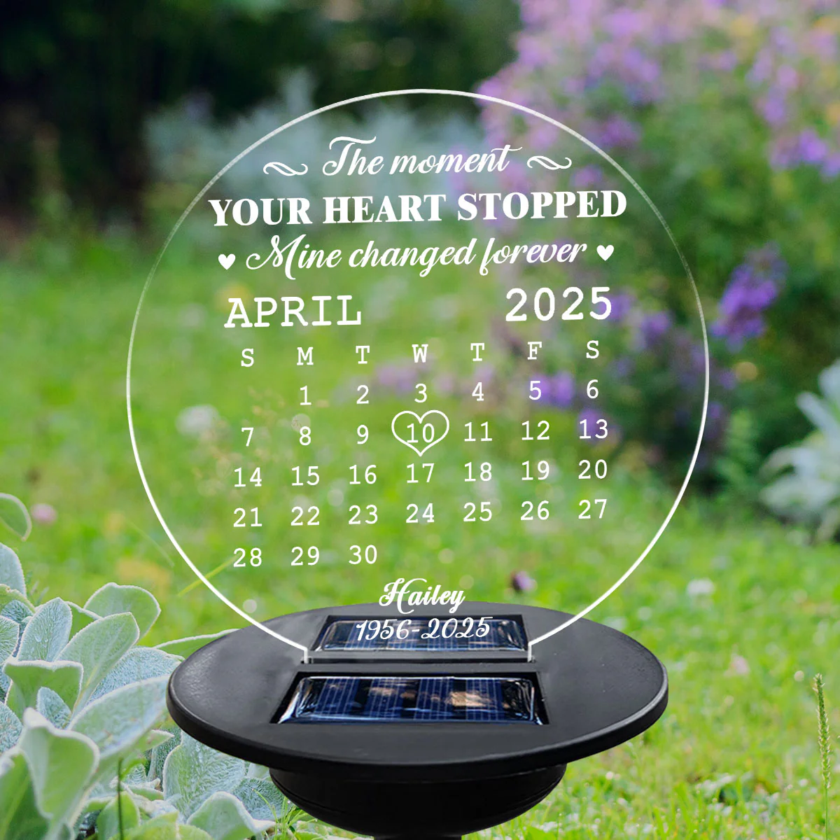 The Moment - Personalized Custom Solar Light - Image 2