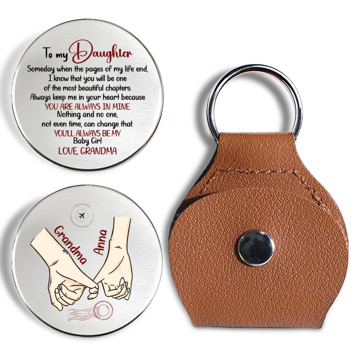 The Most Beautiful Chapters - Personalized Custom Pocket Hug - Image 6