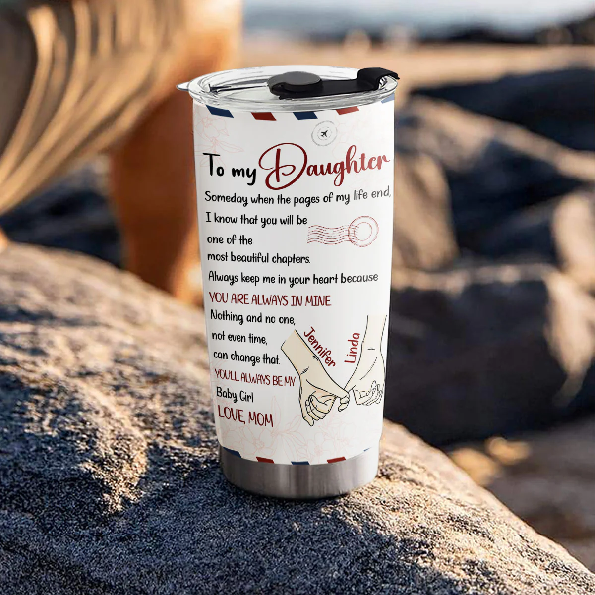 The Most Beautiful Chapters - Personalized Custom Tumbler - Image 4