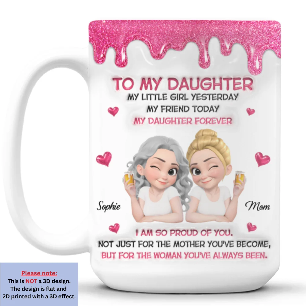 The Mother You Have Become - Personalized Custom 3D Inflated Effect Mug - Image 8