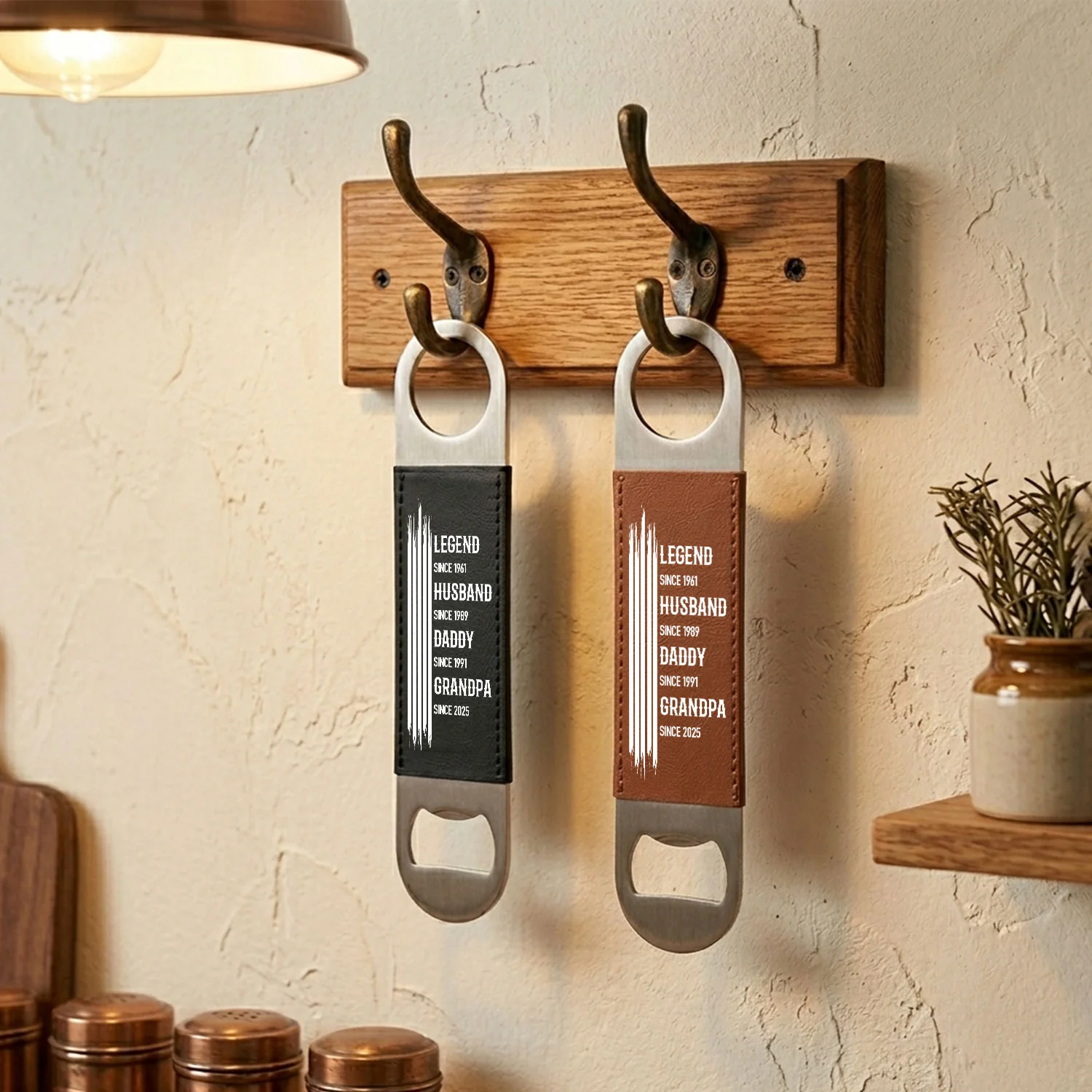 The Original Legend - Personalized Custom Leather Bottle Opener - Image 6