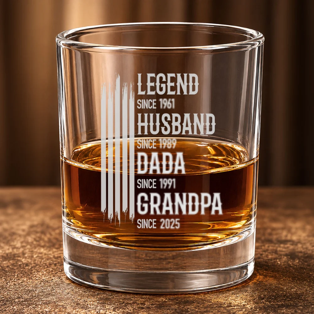 The Original Legend - Personalized Custom Whiskey Glass Set - Image 8