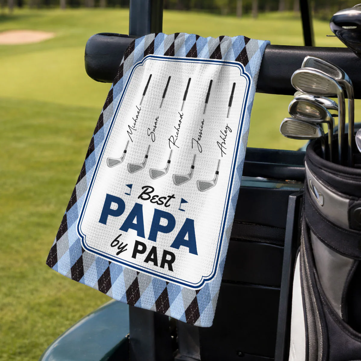 The Par Real High - Personalized Custom Golf Towel - Image 3