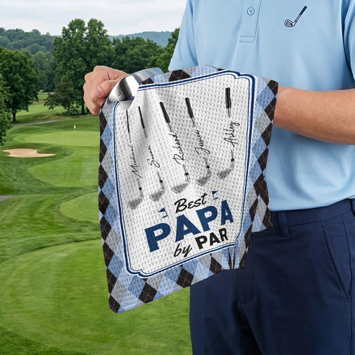 The Par Real High - Personalized Custom Golf Towel - Image 4