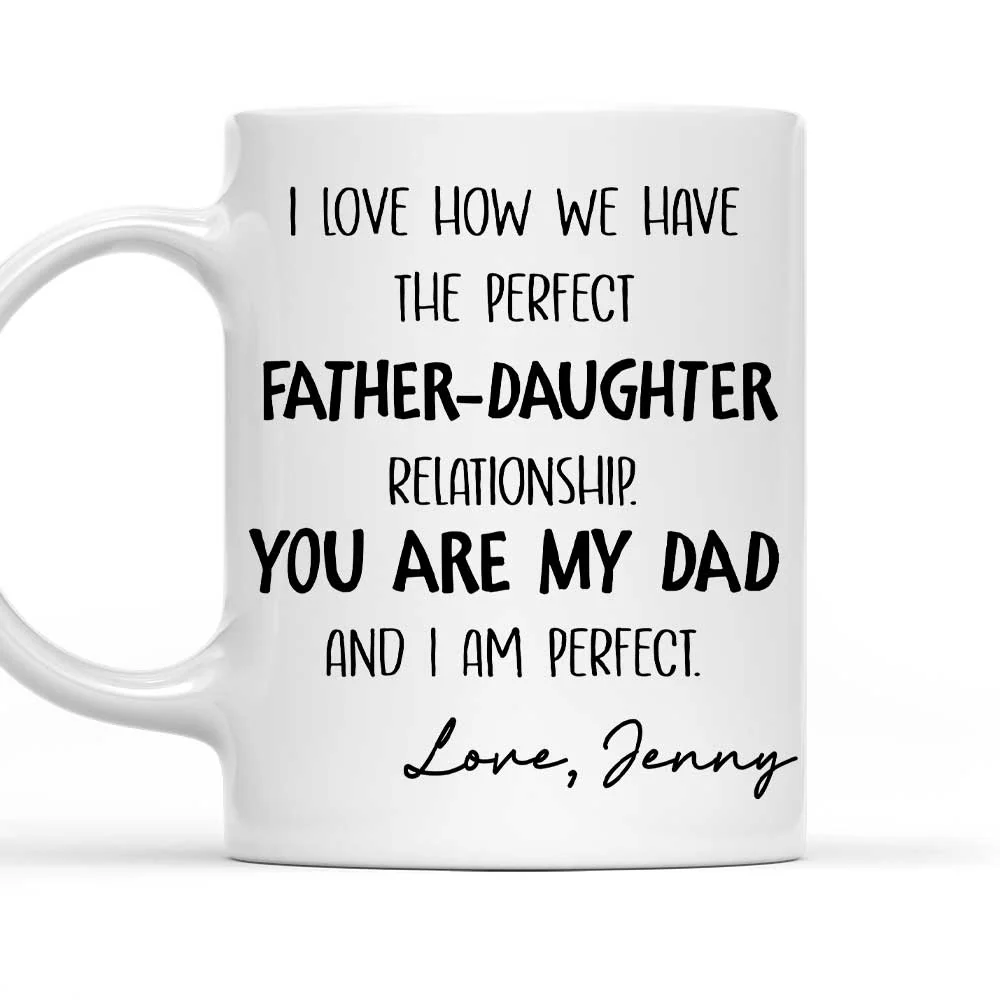 The Perfect Relationship - Personalized Custom Coffee Mug