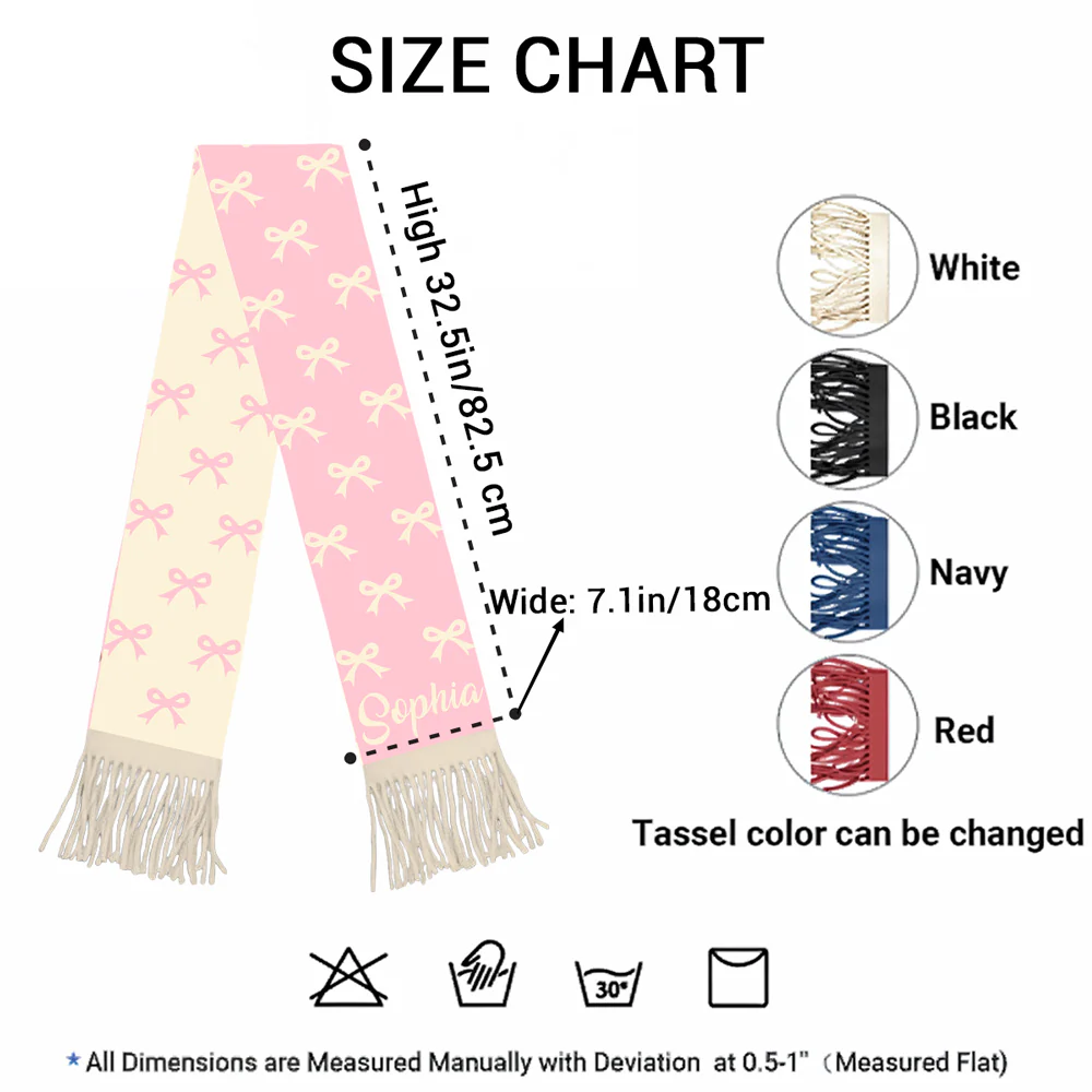 The Ribbon Era - Personalized Custom Scarf - Image 5