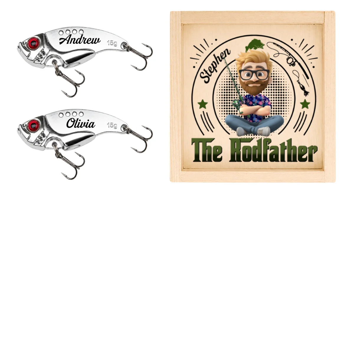 The Rodfather - Personalized Custom Fishing Lure - Image 14