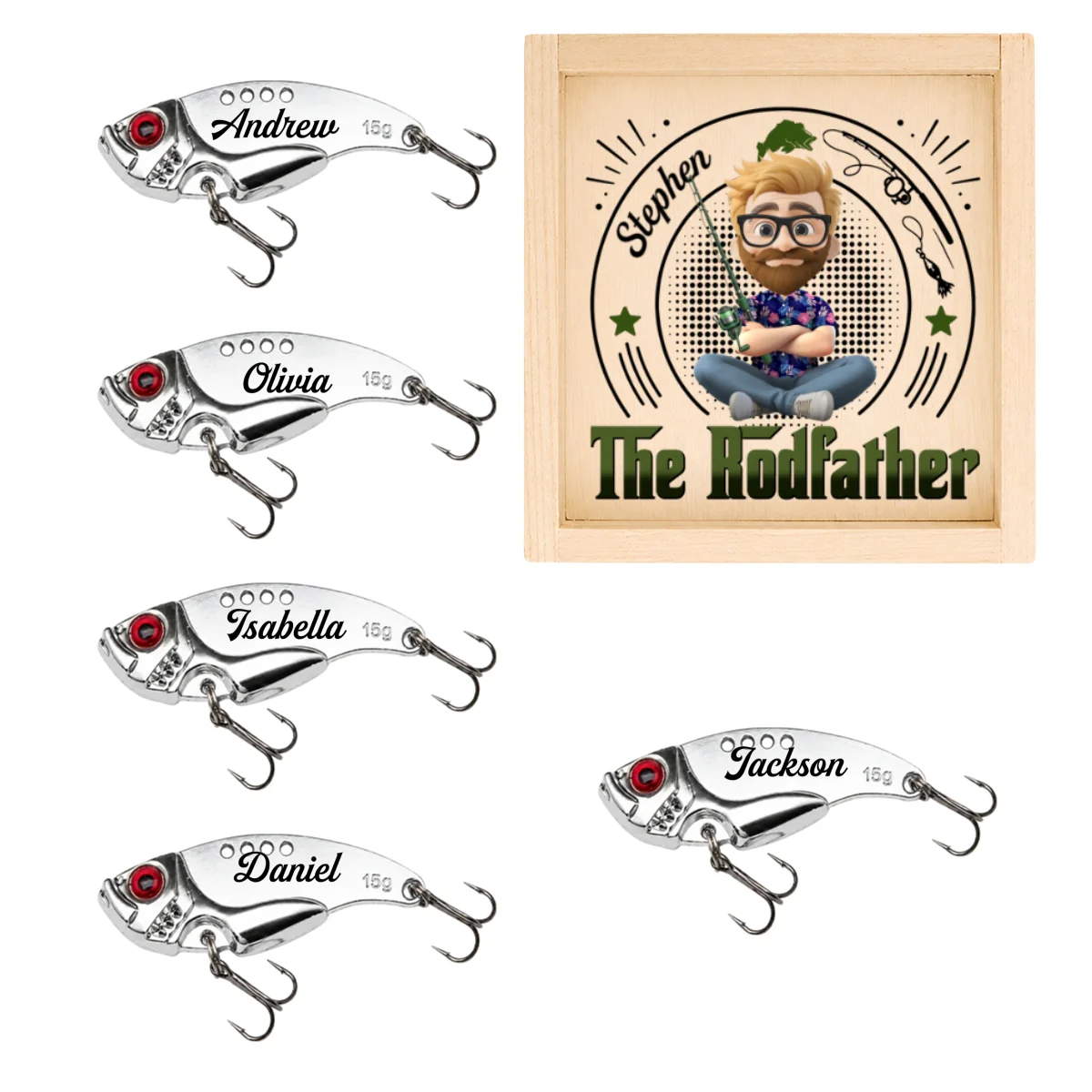 The Rodfather - Personalized Custom Fishing Lure - Image 8