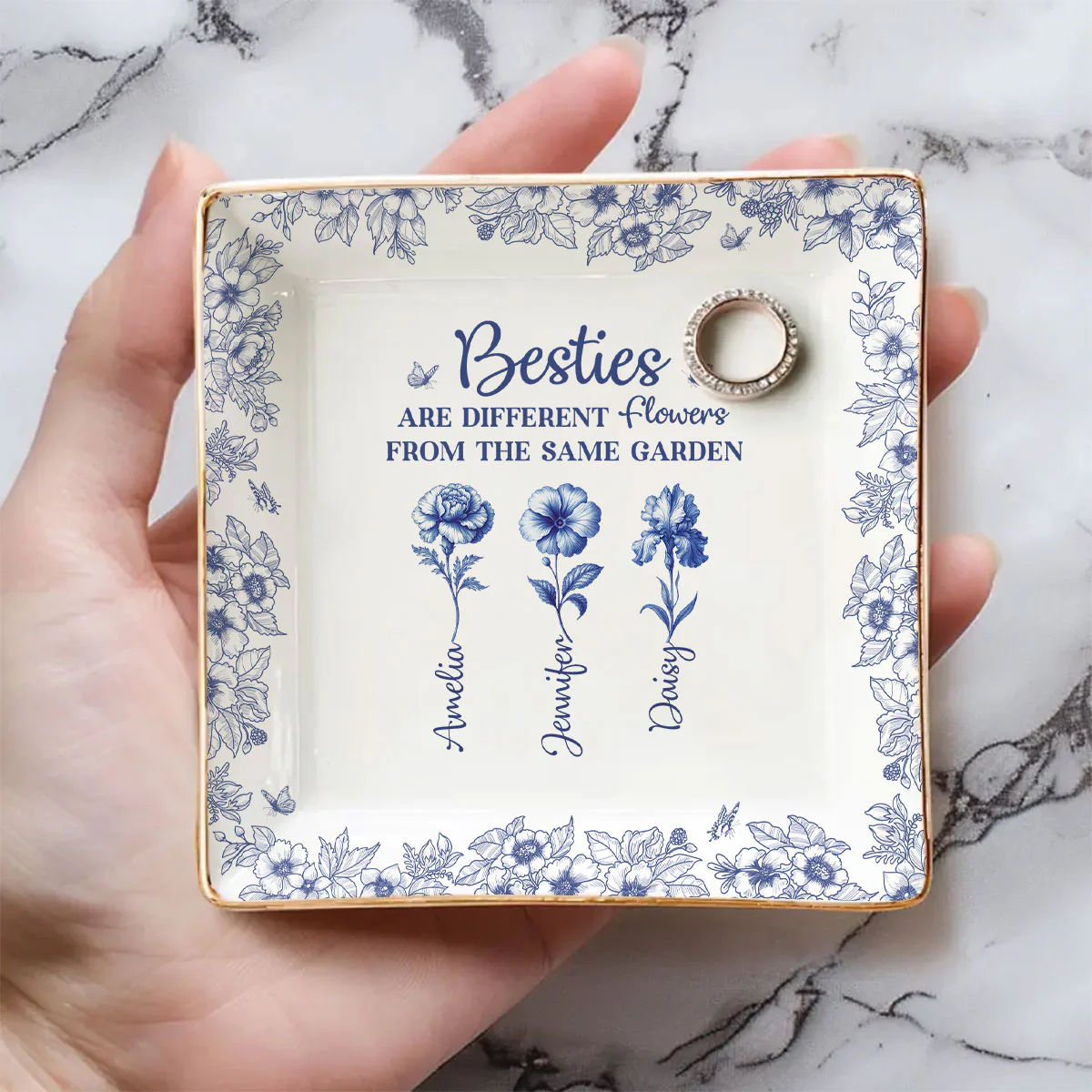 The Same Garden - Personalized Custom Jewelry Dish - Image 3