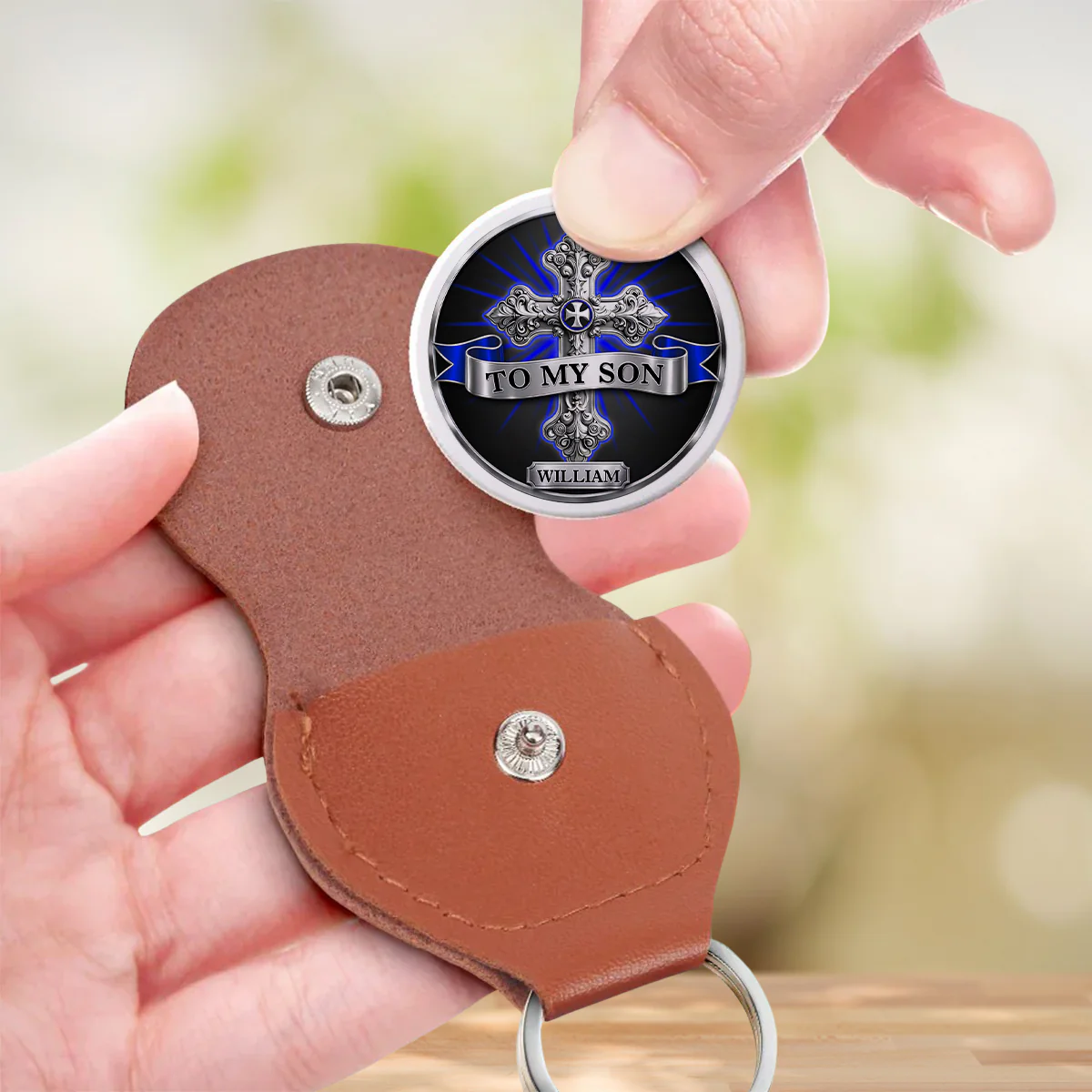 The Strongest Man - Personalized Custom 3D Effect Pocket Hug - Image 3