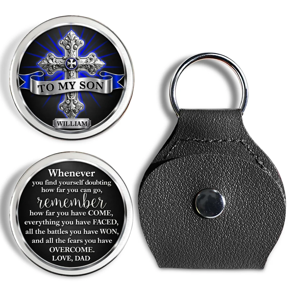 The Strongest Man - Personalized Custom 3D Effect Pocket Hug - Image 6