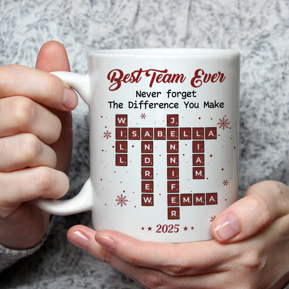 The Team That Shines Always - Personalized Custom Coffee Mug - Image 3