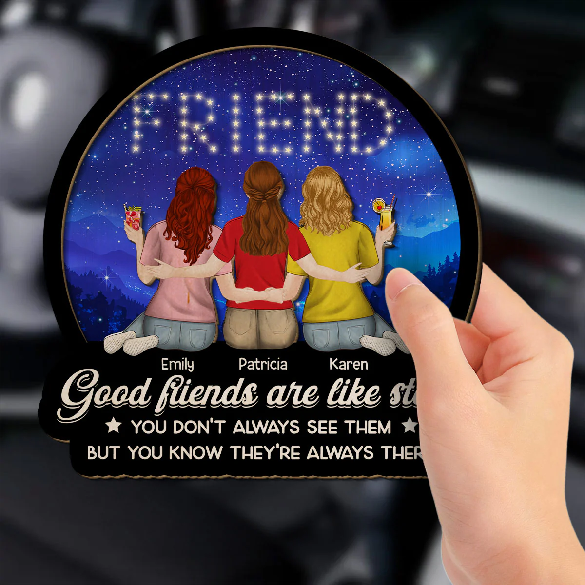 They Are Always There - Personalized Custom Car Visor Clip - Image 3