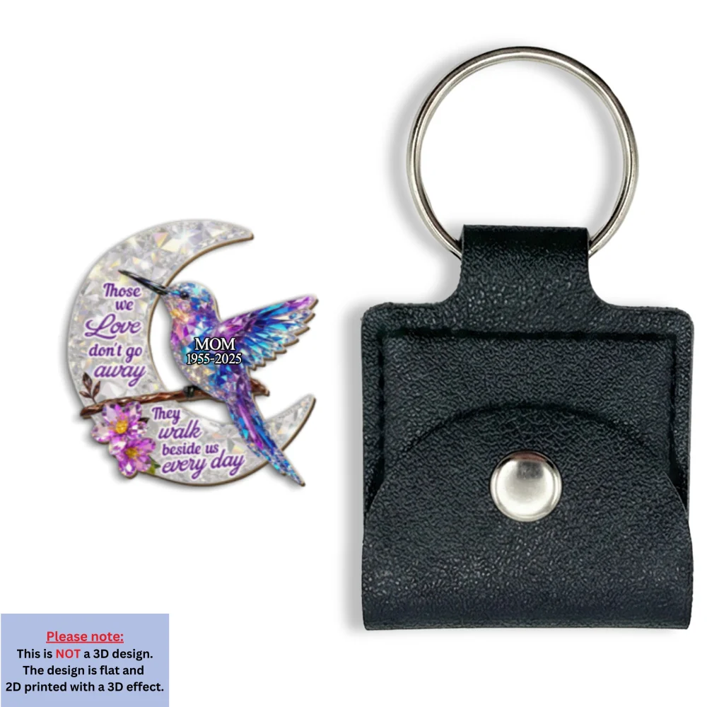 They Never Go Away - Personalized Custom 3D Effect Wooden Pocket Hug - Image 8