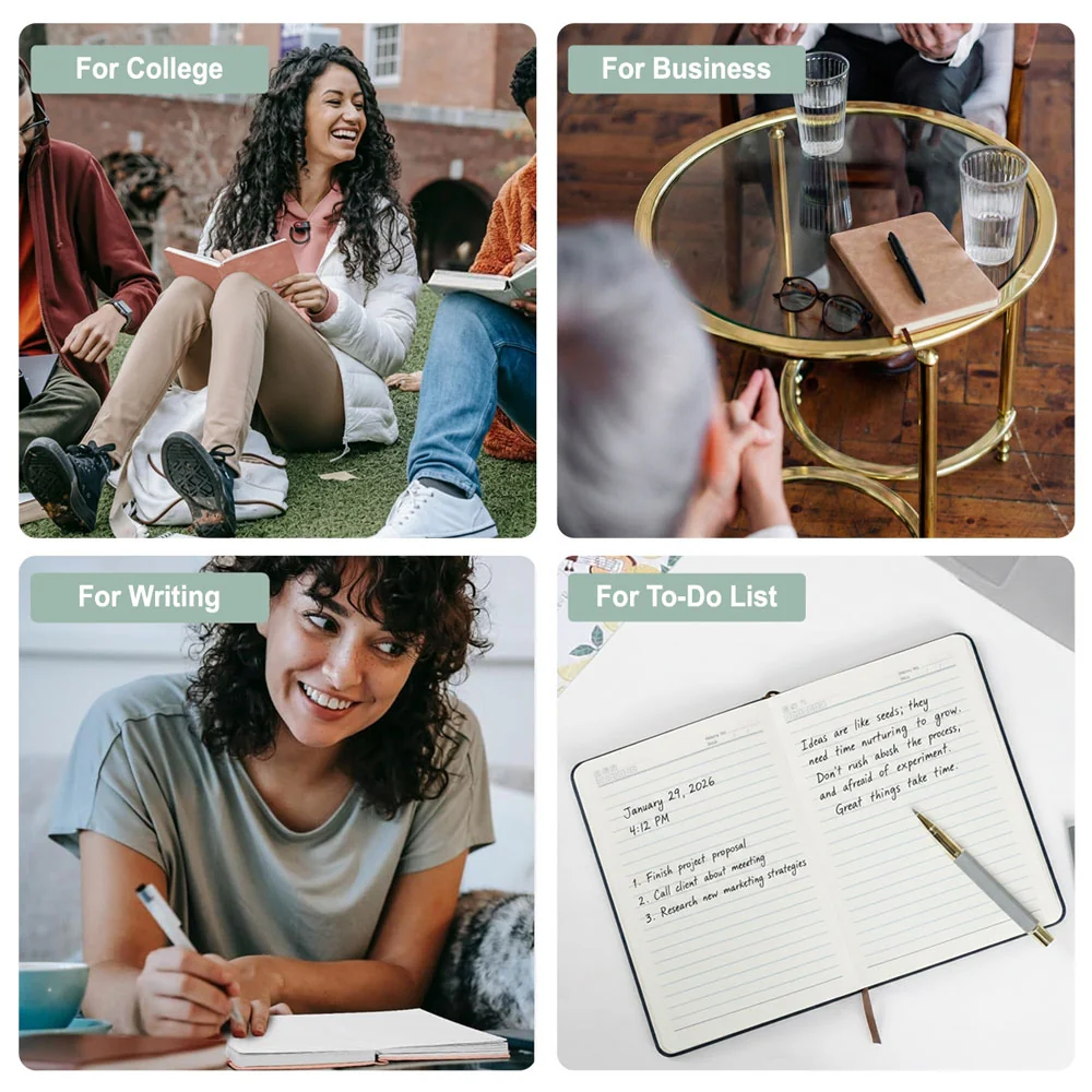 Things My Grandkids Said - Personalized Custom Leather Journal - Image 7