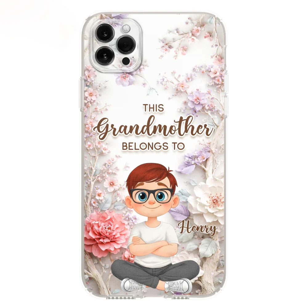 This Grandma Belongs To - Personalized Custom 3D Effect Phone Case - Image 12