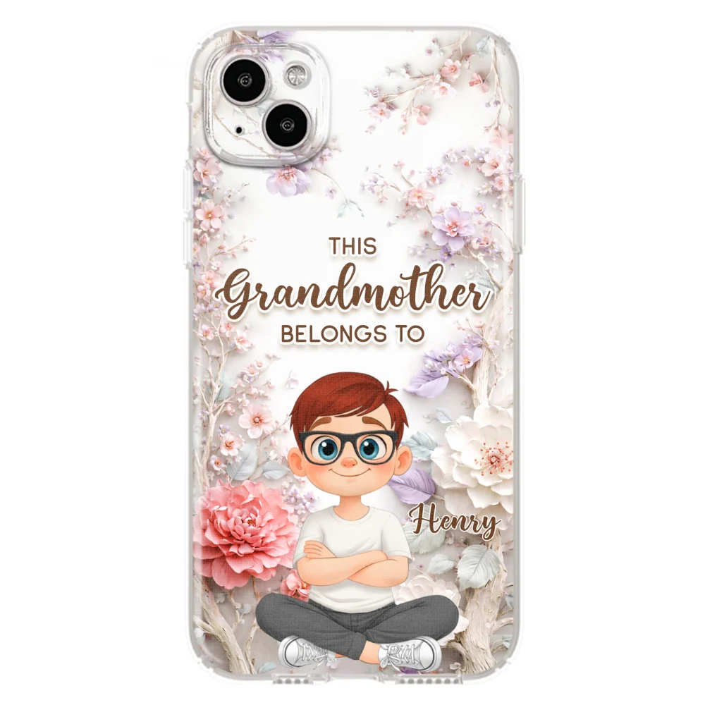This Grandma Belongs To - Personalized Custom 3D Effect Phone Case - Image 14