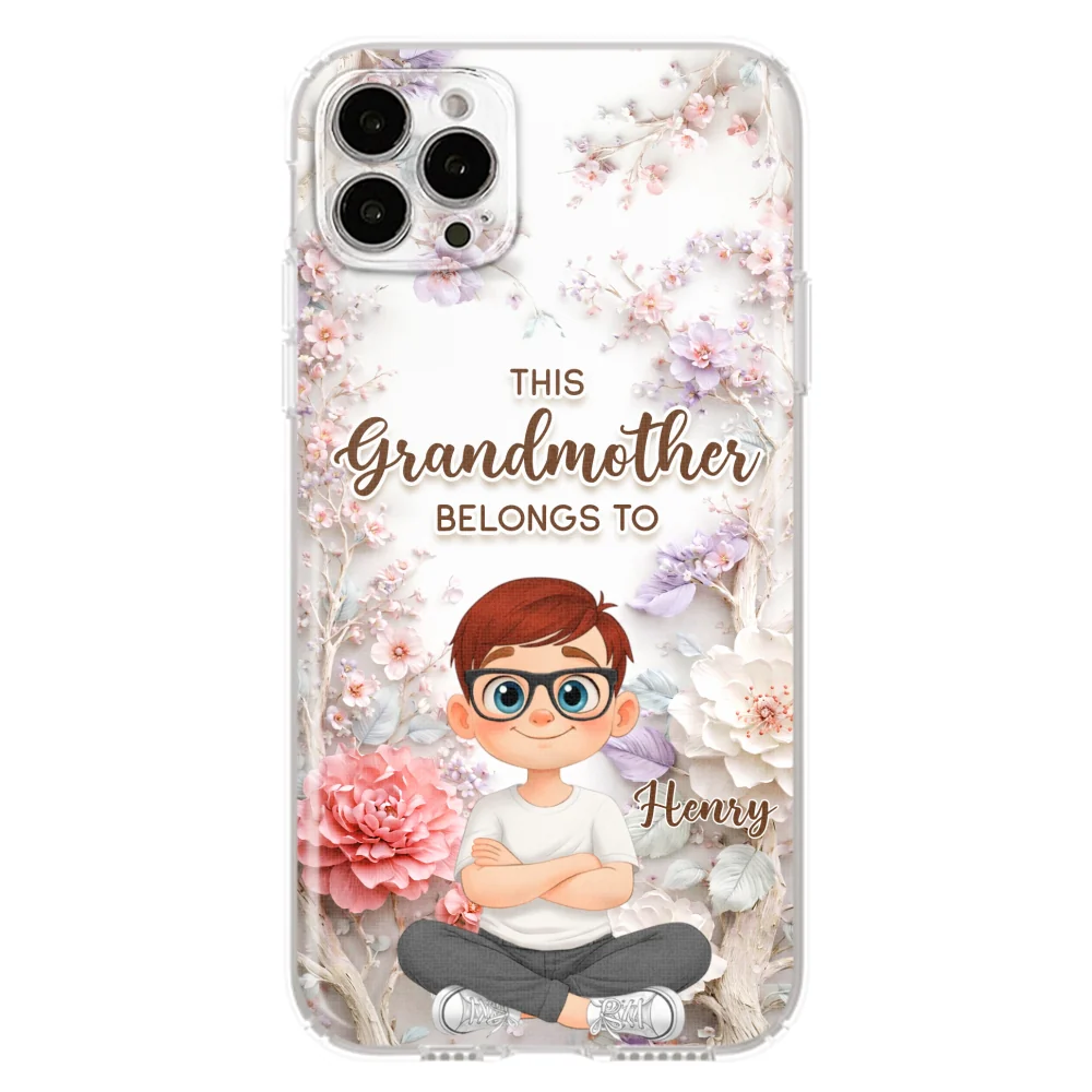 This Grandma Belongs To - Personalized Custom 3D Effect Phone Case - Image 16