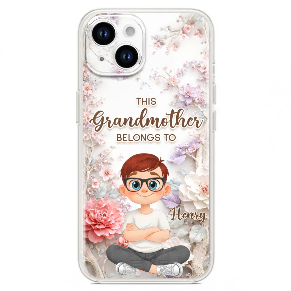 This Grandma Belongs To - Personalized Custom 3D Effect Phone Case - Image 18