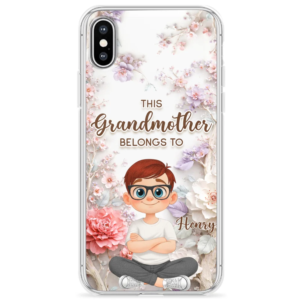 This Grandma Belongs To - Personalized Custom 3D Effect Phone Case - Image 25