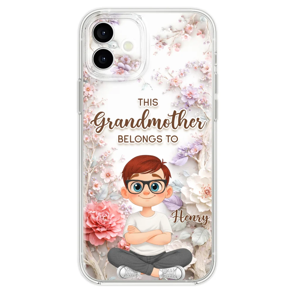 This Grandma Belongs To - Personalized Custom 3D Effect Phone Case - Image 28