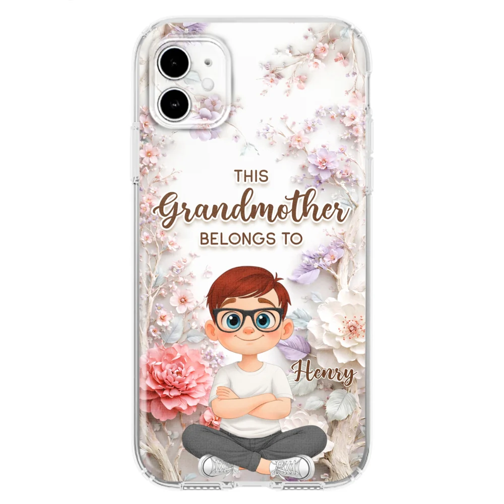 This Grandma Belongs To - Personalized Custom 3D Effect Phone Case - Image 8
