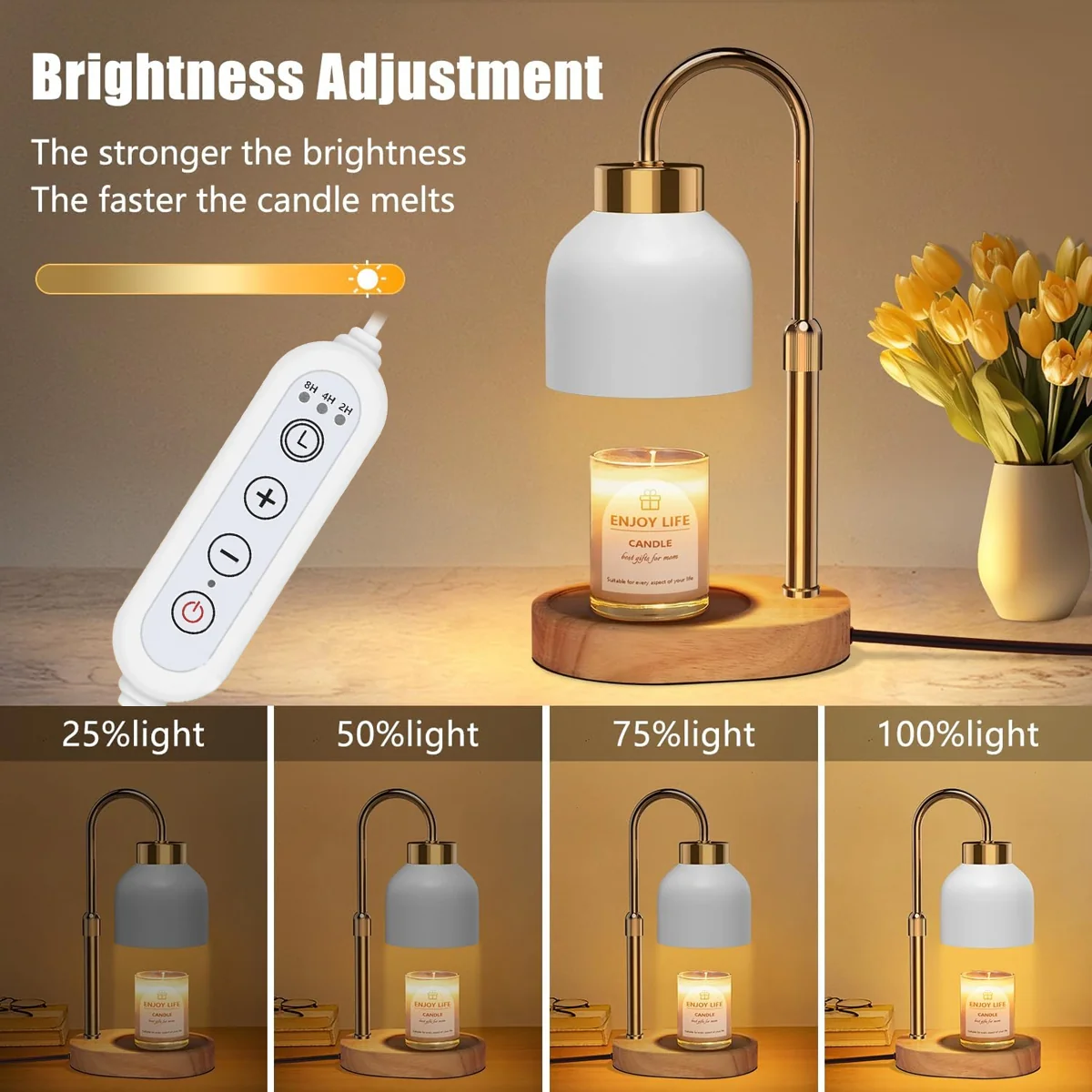 This Grandma Belongs To - Personalized Custom Candle Warmer Lamp - Image 5