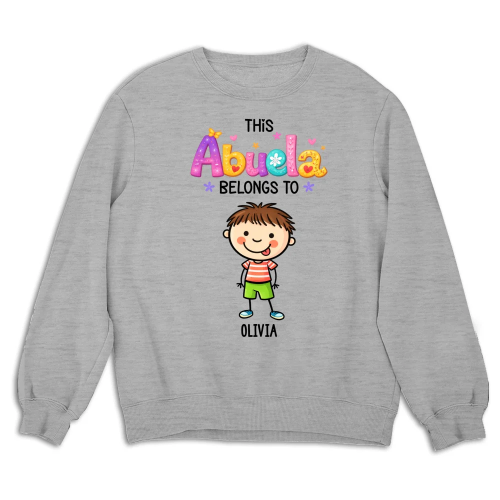 This Grandma Means The World - Personalized Custom Shirt - Image 15