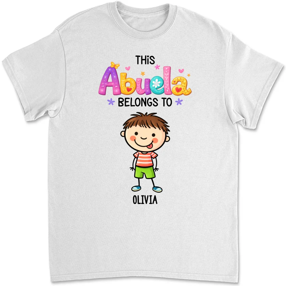 This Grandma Means The World - Personalized Custom Shirt - Image 7