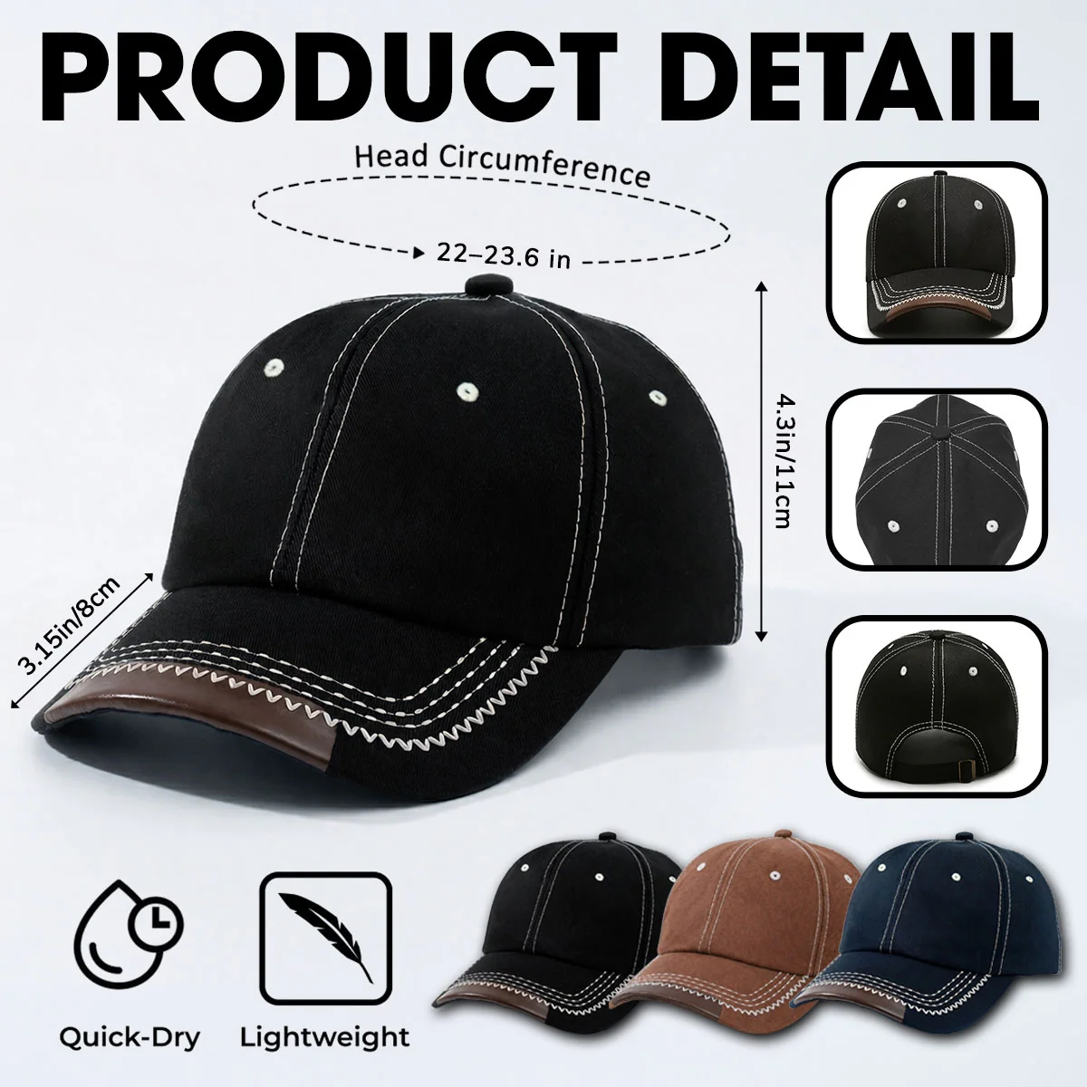 This Grandpa Belongs To Us - Personalized Custom Vintage Soft Baseball Cap - Image 7