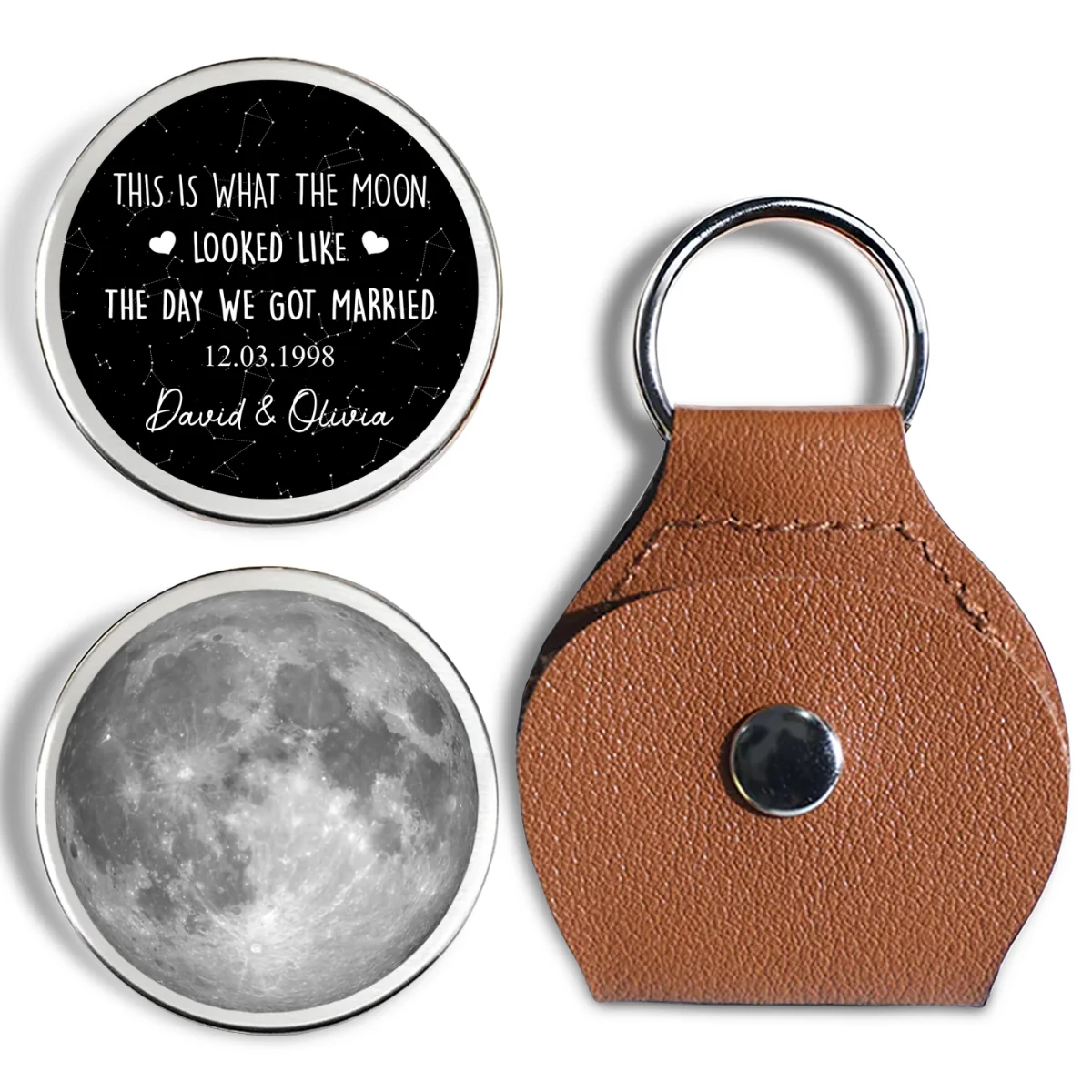 This Is What The Moon Looked Like - Personalized Custom Pocket Hug - Image 5