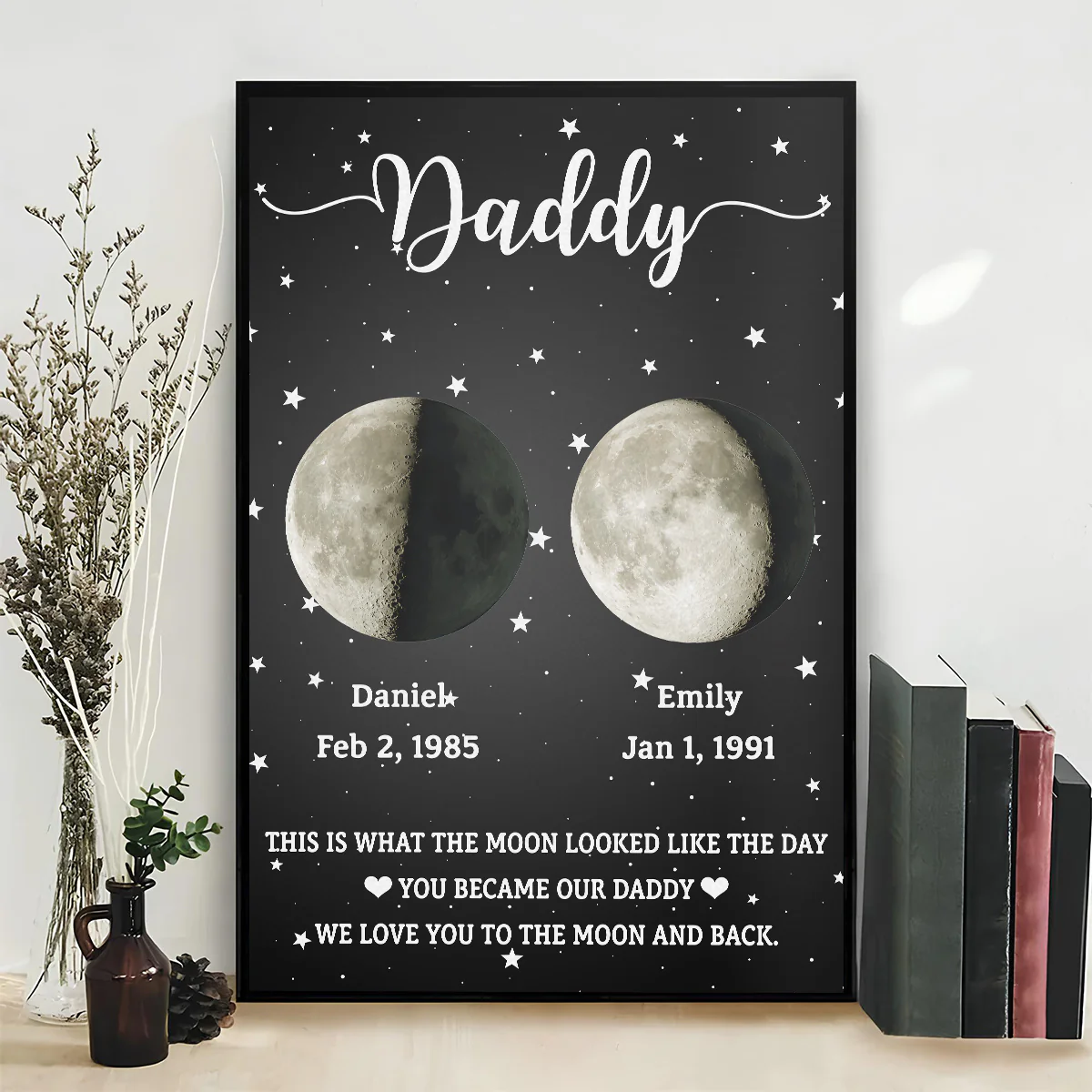 This Is What The Moon Looked Like - Personalized Custom Poster - Image 3