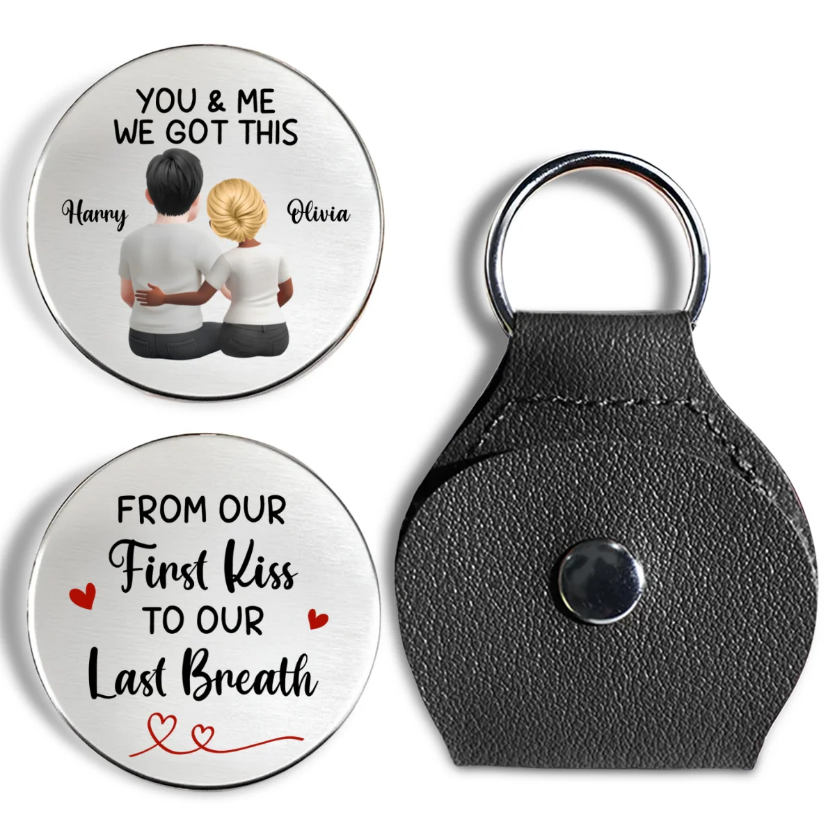 Till The Very End - Personalized Custom Pocket Hug - Image 6