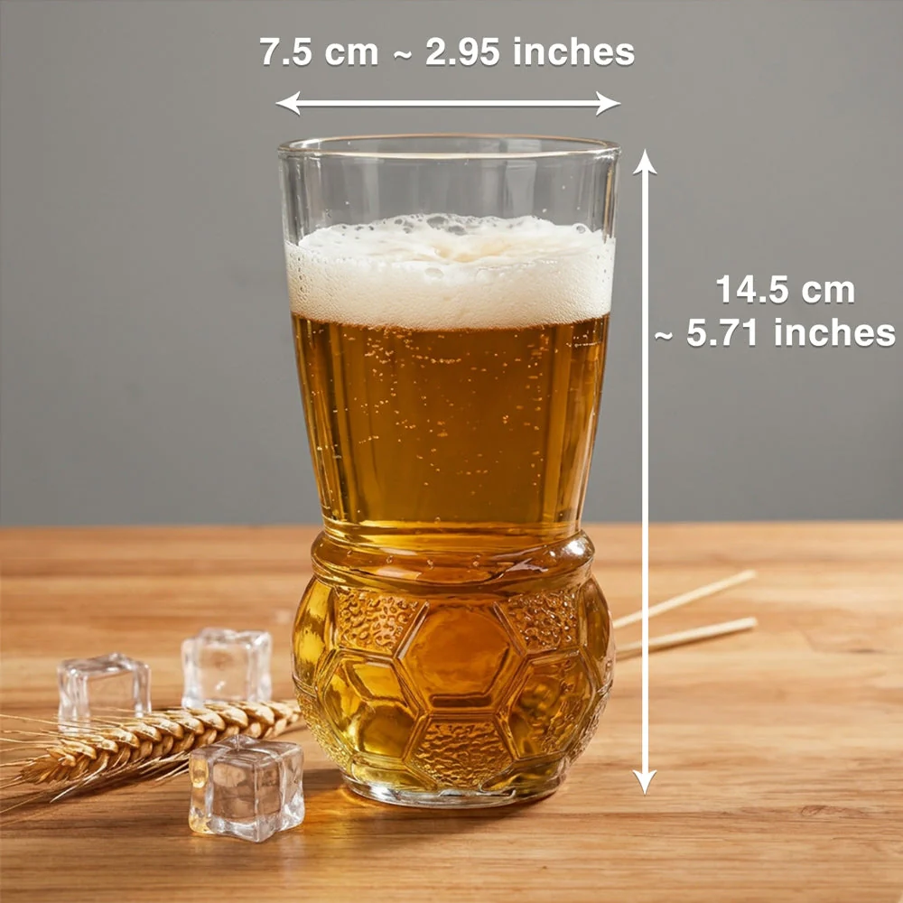 To Dad From The Reason You Drink - Personalized Custom Football Beer Glass - Image 7