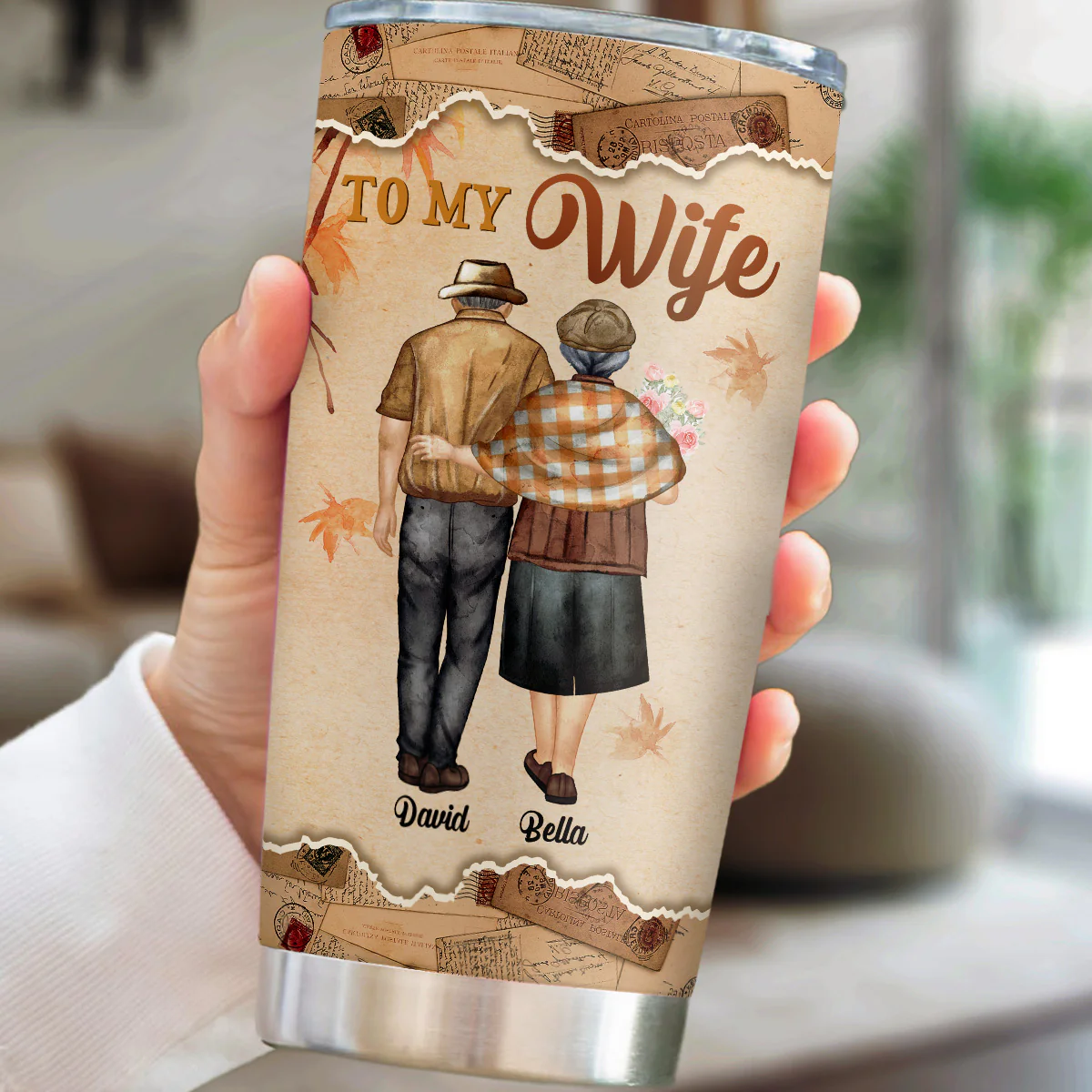 To My Wife - Personalized Custom Tumbler - Image 5