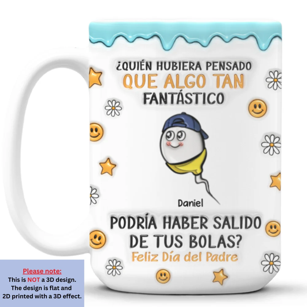Todos Venimos De Ahí - Taza Personalizada Con Efecto 3D Inflado - Image 8