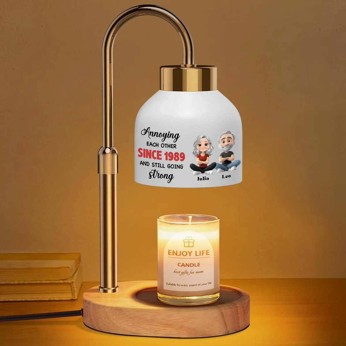 Together Forever - Personalized Custom Candle Warmer Lamp