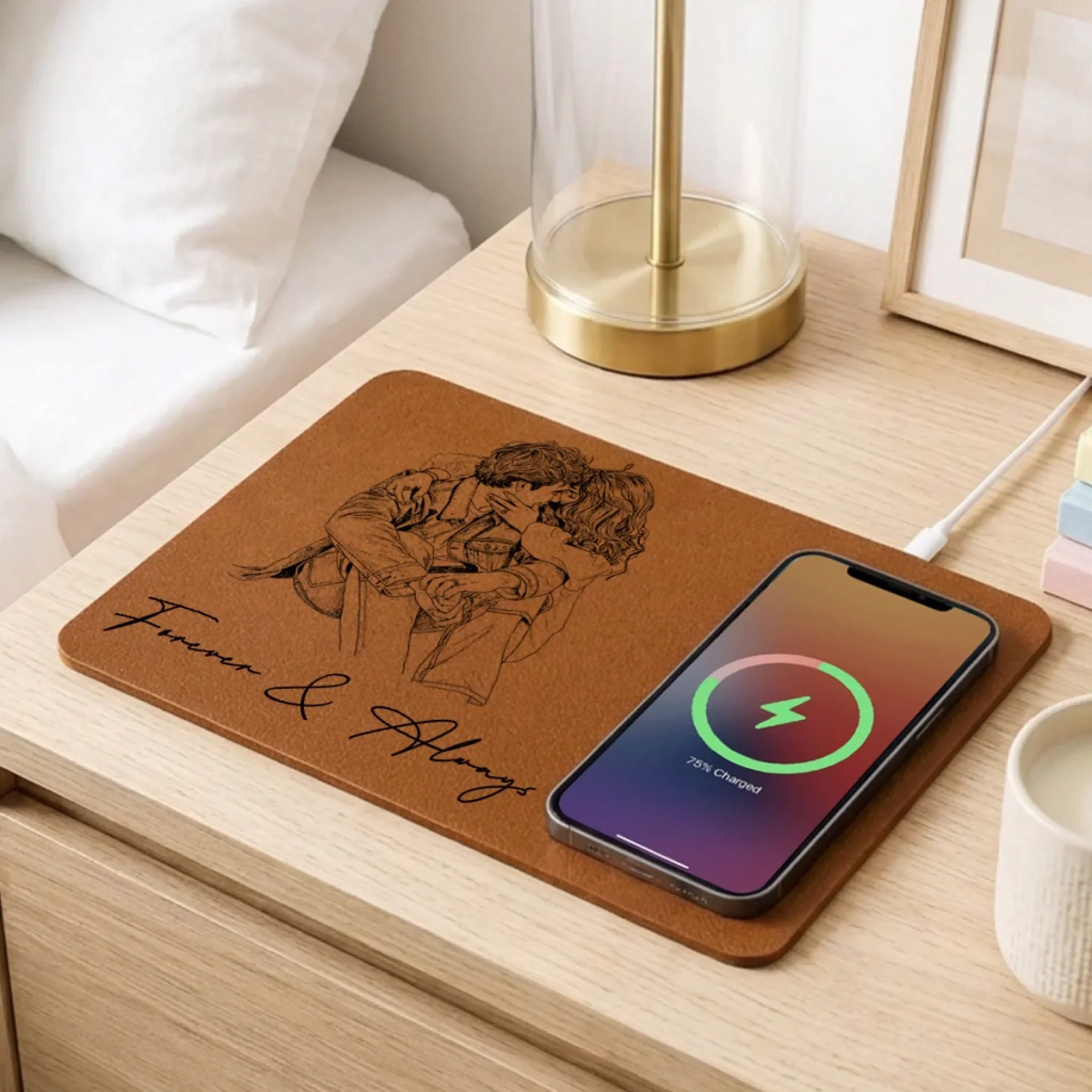 Together Forever - Personalized Custom Charging Mat - Image 5
