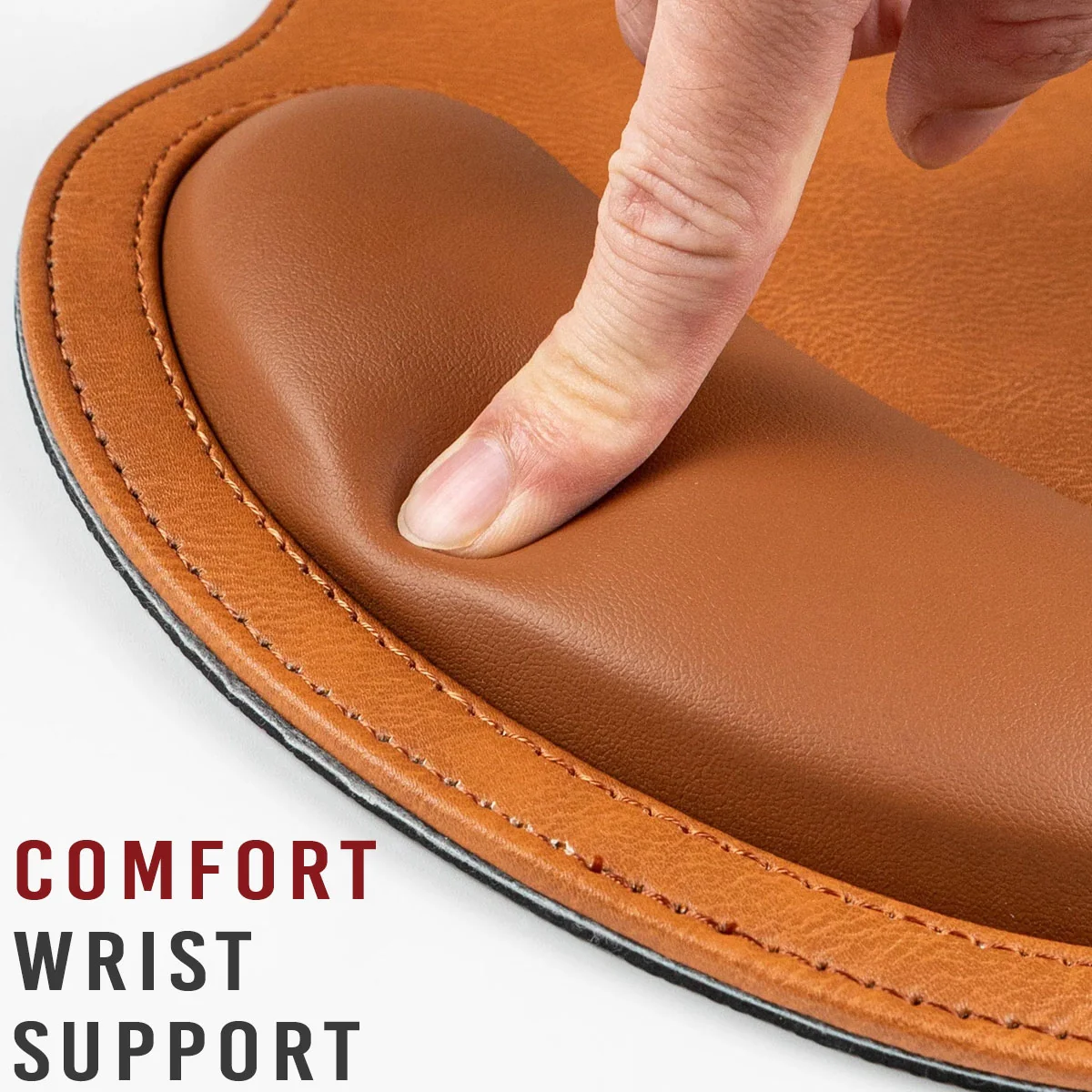 Together Forever - Personalized Custom Leather Mouse Pad - Image 5