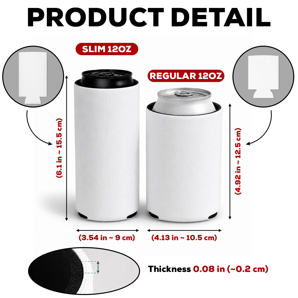 Together Forever - Personalized Custom Skinny Can Cooler - Image 6